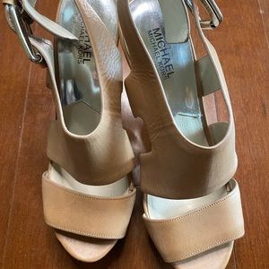 Michael kors brown heels
